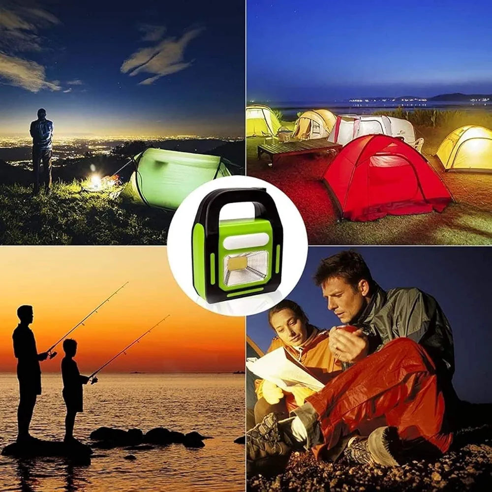 Linterna para Emergencias Led Solar 3 En 1 USB Recargable